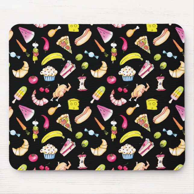 Lebensmittel Mousepad (Vorne)