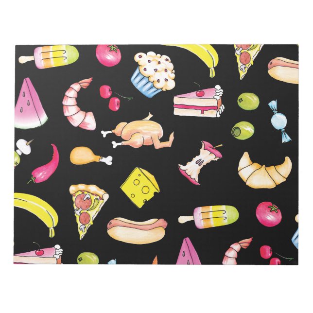 Lebensmittel Notizblock (Vorderseite)