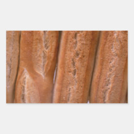 Lebensmittel Rechteckiger Aufkleber