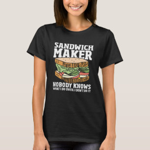 Lebensmittel Sandwich machen mich zu einem Sammich T-Shirt