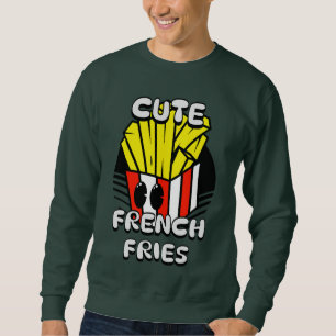 Lebensmittel, Süße Pommes Frites, Cooles Frittenta Sweatshirt
