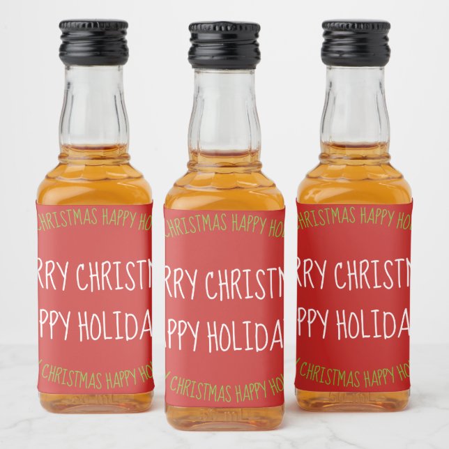 Lebensmittel und Getränke Mini-Liquor Flaschen Eti Alkoholflaschenetikett (Flaschen)