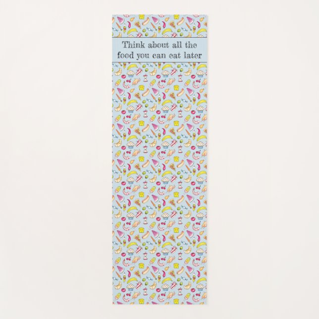 Lebensmittel Yogamatte (Vorderseite)