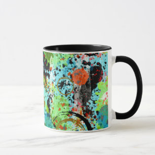 Lebensmittelbekämpfung Abstrakt Tasse