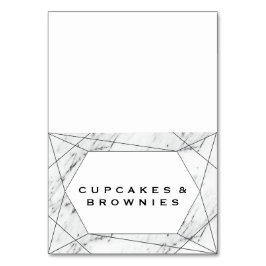 Lebensmitteletiketten mit weißem und schwarzem geo tischnummer