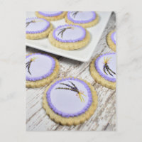Lebensmittelfotografie Lavendel Shortbread Cookies
