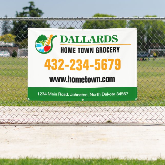 Lebensmittelgeschäft Banner (InSitu)