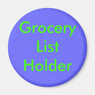 Lebensmittelgeschäft-Listen-Halter Magnet