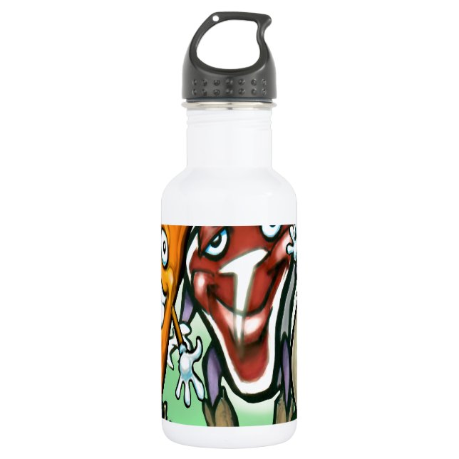 Lebensmittelgruppen Edelstahlflasche (Vorderseite)