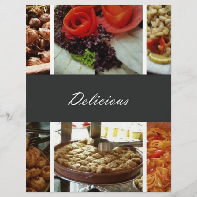 Lebensmittelkette Flyer (Vorne)