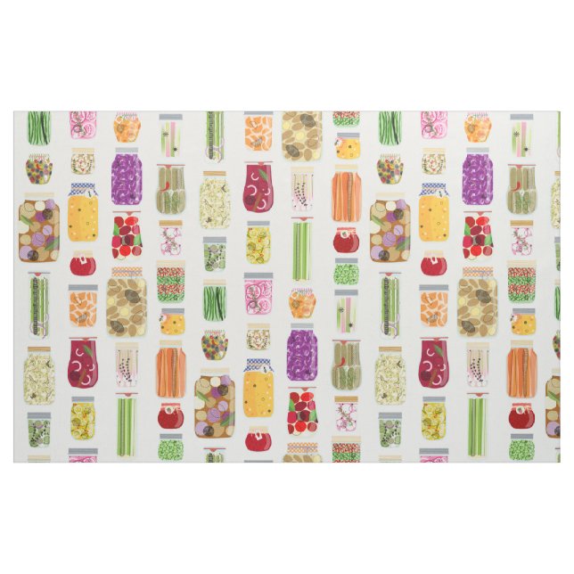 Lebensmittelkonserven Stoff (Fat Quarter (45,7 x 55,9 cm))