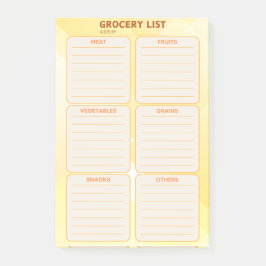 Lebensmittelliste Post It Note Post-it Klebezettel