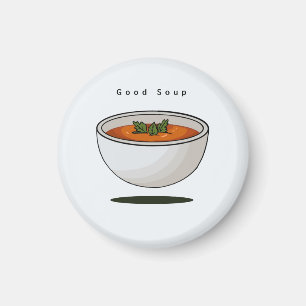 Lebensmittelmagnet, gute Suppe, Magnet