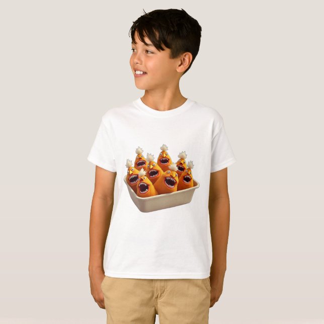 Lebensmittelmonster EVIKEN NUGGETS T-Shirt (Vorne ganz)