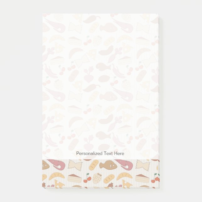 Lebensmittelmuster 2 post-it klebezettel (Vorderseite)