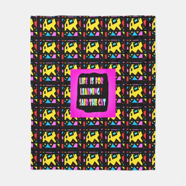 LEBENSMITTELNACHRICHT FLEECEDECKE (Vorderseite)