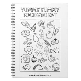 Lebensmittelneutrales Notebook Notizblock