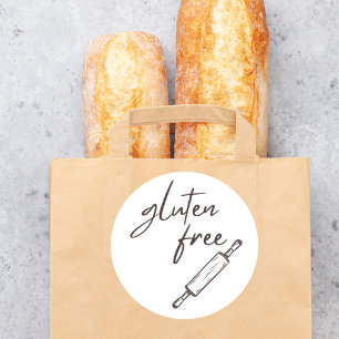 Lebensmittelsicherheit Glutenfreie Bäckerei Aufk Runder Aufkleber