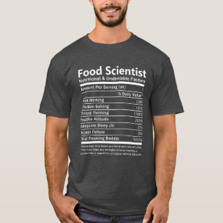 Lebensmittelwissenschaftler Ernährungswissenschaft T-Shirt