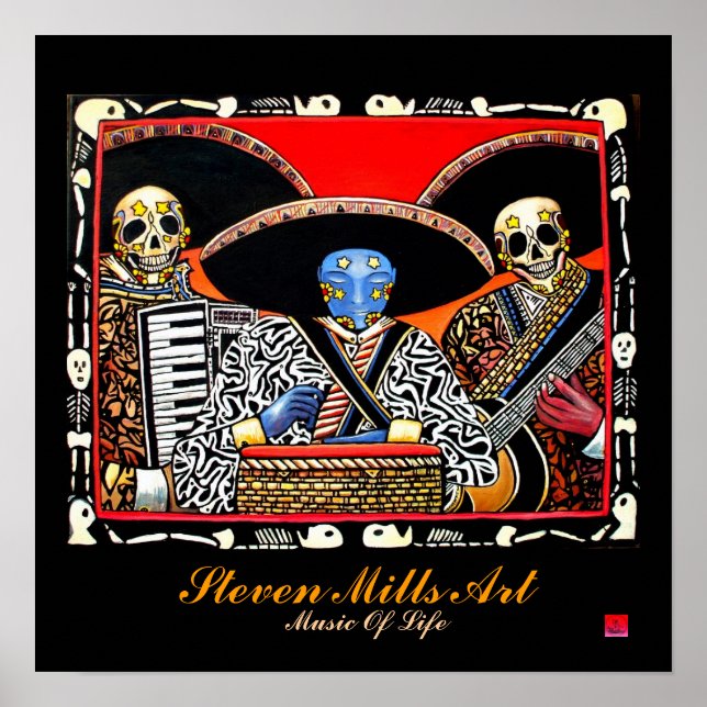 Lebensmusik Poster (Vorne)