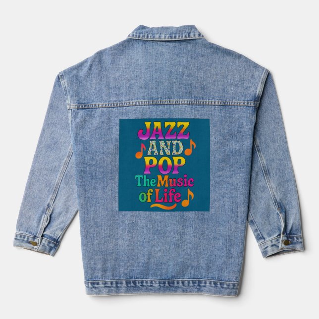 LebensmusikT-Shirt Jeansjacke (Rückseite)