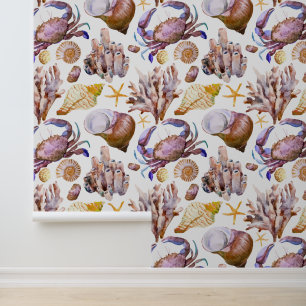 Lebensmuster der Wasserfarben 4 Tapete