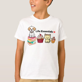 Lebensnotwendigkeiten Süße Tier Grafik T-Shirt