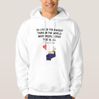 Lebensquoten, Abschluss, Glückwünsche Hoodie