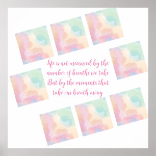 Lebensquoten, Abschluss, Glückwünsche Poster