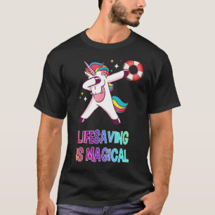 Lebensretter Shirt Einhorn Lebensretter Geschenk