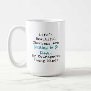 Lebensschöne Theoreme Mutige Junge Köpfe Kaffeetasse