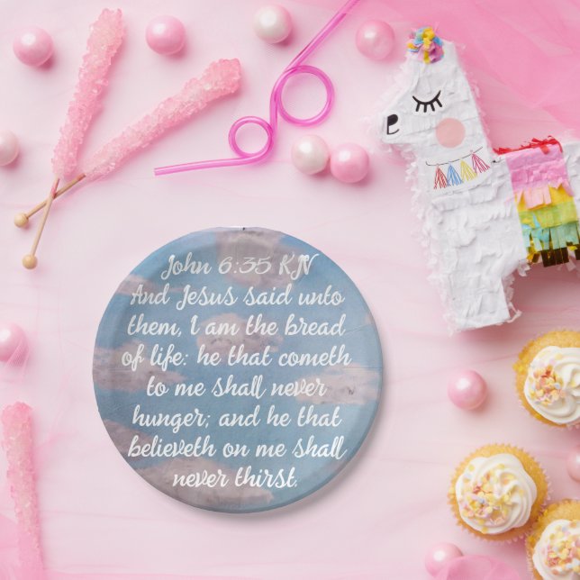 Lebensschrift Pappteller (Party)