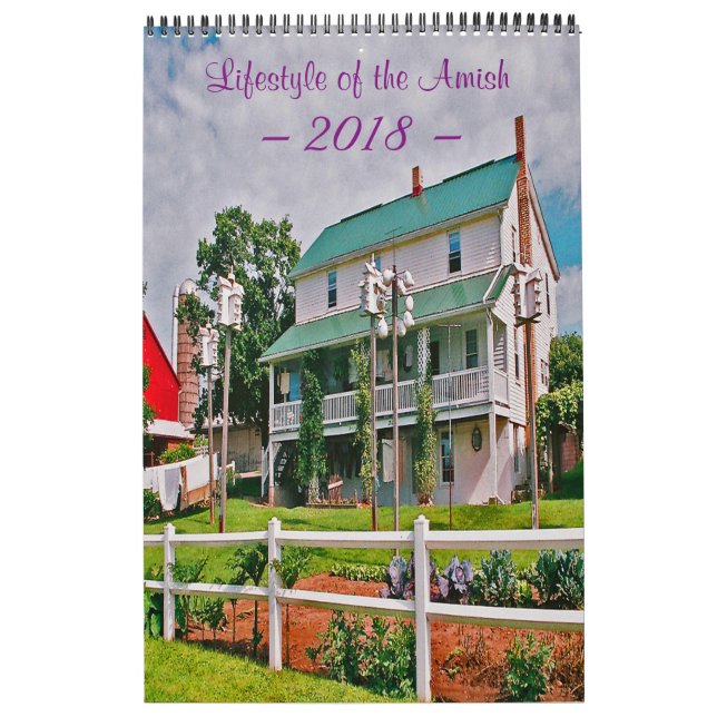 Lebensstil des Amish Kalender (Titelbild)