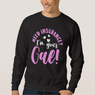 Lebensversicherung Fragen Sie Mich Danach Makler V Sweatshirt