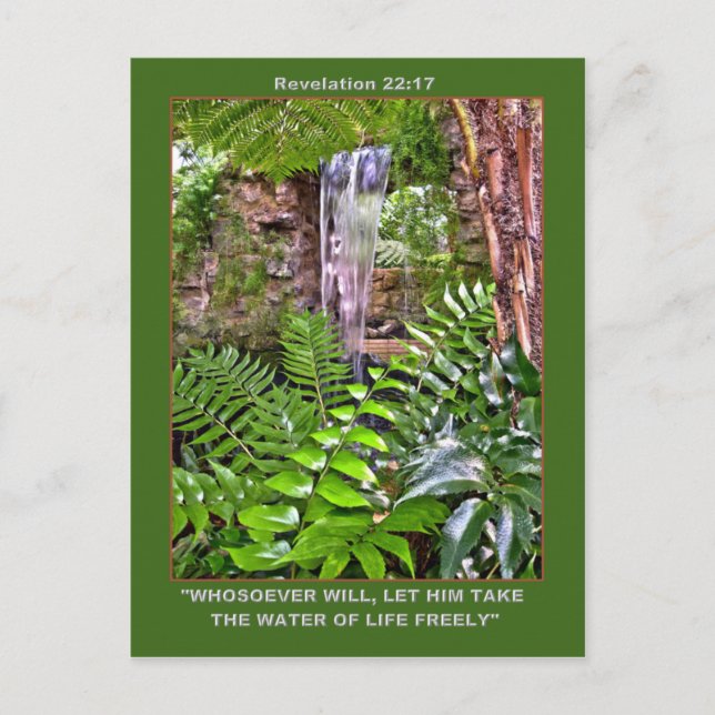 LEBENSWASSER Postkarte (Vorderseite)