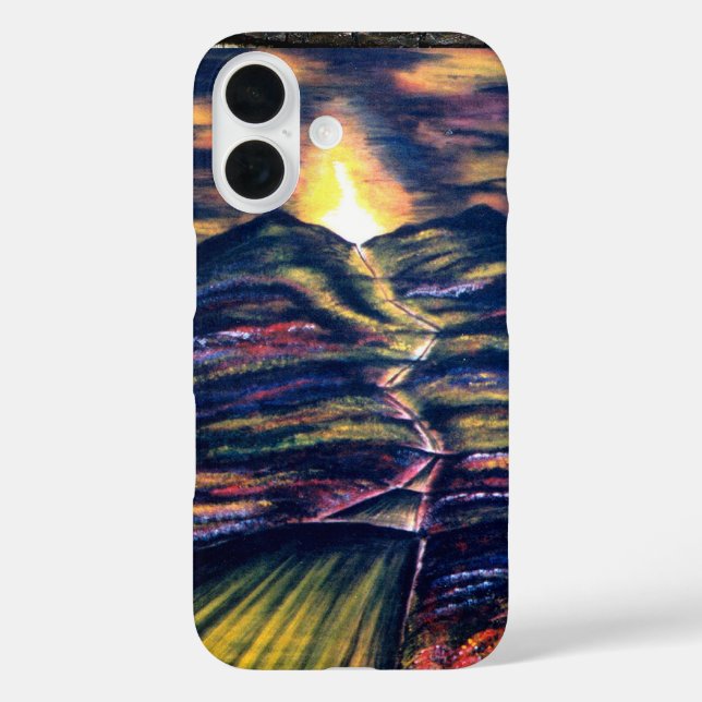 Lebensweg iPhone 16 Hülle (Rückseite)