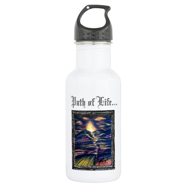 Lebensweg Trinkflasche (Vorderseite)