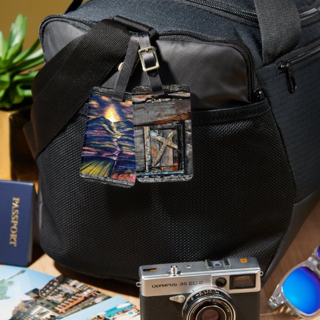 Lebensweg und Kraft Gepäckanhänger (Vorderseite & Rückseite)