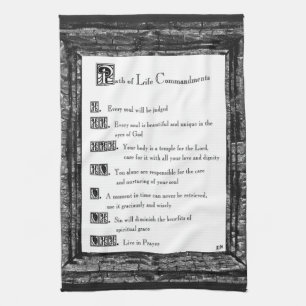 Lebensweise Handtuch