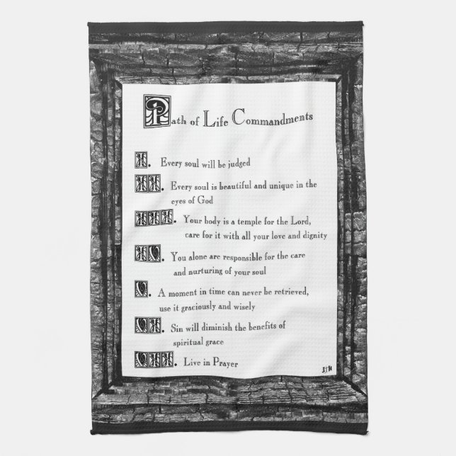 Lebensweise Handtuch (Vertikal)