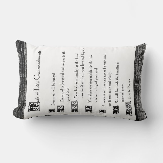 Lebensweise Lendenkissen (Vorderseite)