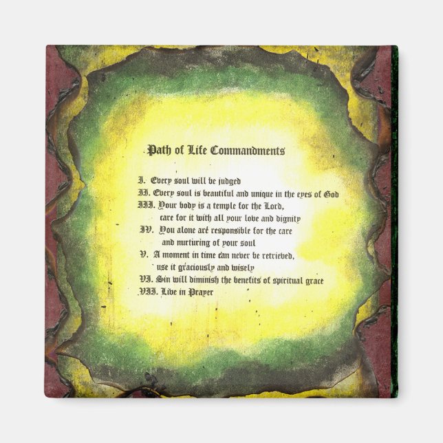 Lebensweise Magnet (Vorne)