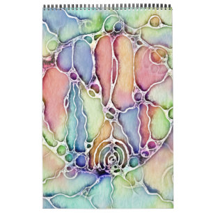Lebensweise - Muster neurografischer Art 1 Kalender