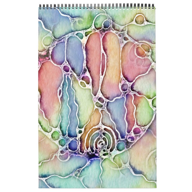 Lebensweise - Muster neurografischer Art 1 Kalender (Titelbild)