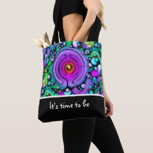 Lebensweise - Muster neurografischer Kunst 2 Tasche