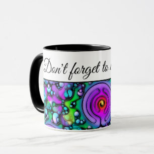 Lebensweise - Muster neurografischer Kunst 2 Tasse