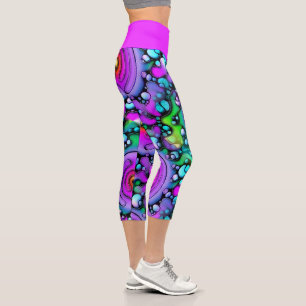 Lebensweisen - Neurografisches Kunstmuster 2 Capri Leggings