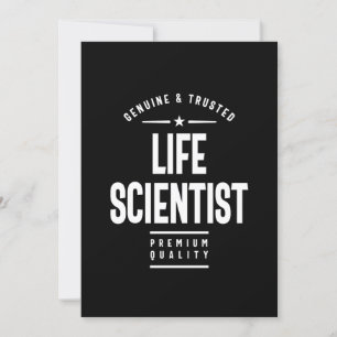 Lebenswissenschaftler Job Titel Geschenk Einladung
