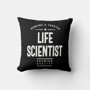 Lebenswissenschaftler Job Titel Geschenk Kissen