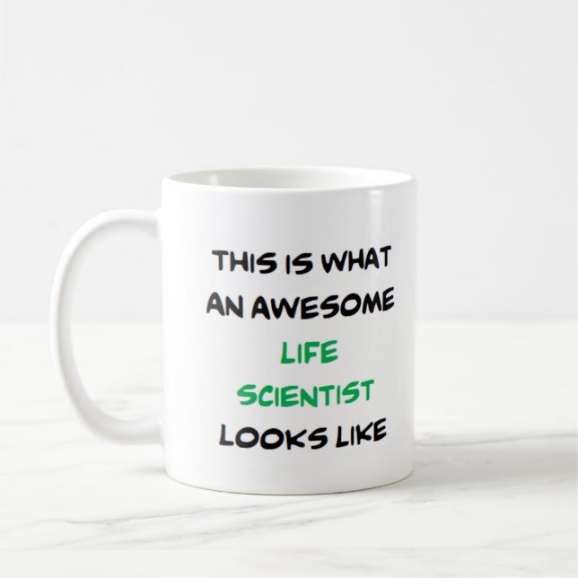 Lebenswissenschaftler, phantastisch kaffeetasse (Links)